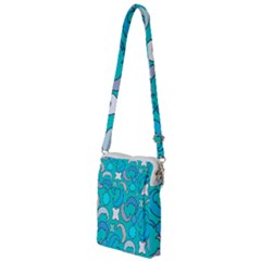 Cloudy Blue Moon Multi Function Travel Bag by tmsartbazaar