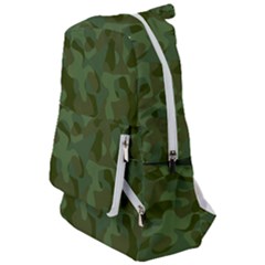 Green Army Camouflage Pattern Travelers  Backpack by SpinnyChairDesigns