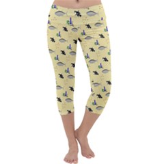 Bluefishes Capri Yoga Leggings by Sparkle