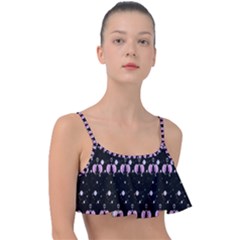 Galaxy Unicorns Frill Bikini Top by Sparkle