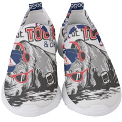 Choose To Be Tough & Chill Kids  Slip On Sneakers by Bigfootshirtshop