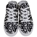 Black and White Camouflage Pattern Half Slippers View1