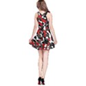 Black Red White Camouflage Pattern Reversible Sleeveless Dress View2