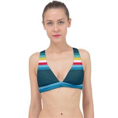 Sea Water Classic Banded Bikini Top by tmsartbazaar