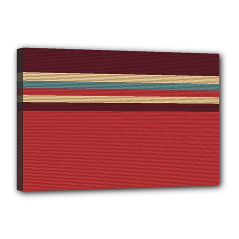 Retro Aesthetic Canvas 18  X 12  (stretched) by tmsartbazaar
