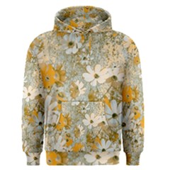 Cosmos Flowers Sepia Color Men s Core Hoodie by DinkovaArt