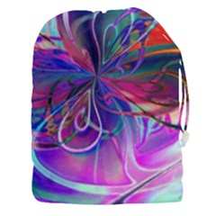 Rainbow Painting Pattern 2 Drawstring Pouch (3xl) by DinkovaArt