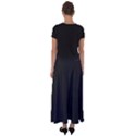 Plain Black Solid Color Flared Maxi Skirt View2