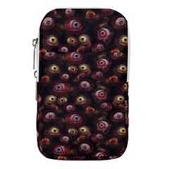 Zombie Eyes Pattern Waist Pouch (large) by SpinnyChairDesigns