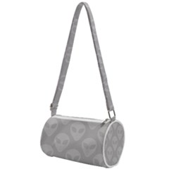 Grey Aliens Ufo Mini Cylinder Bag by SpinnyChairDesigns