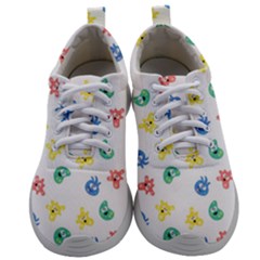 Cute Cartoon Germs Viruses Microbes Mens Athletic Shoes by SpinnyChairDesigns