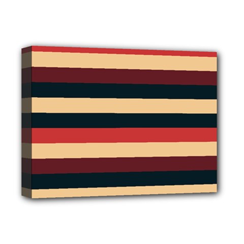 Seventies Stripes Deluxe Canvas 16  X 12  (stretched)  by tmsartbazaar