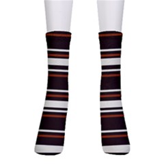 Classic Coffee Brown Men s Crew Socks by tmsartbazaar