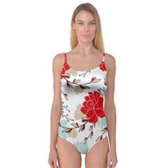 Floral Pattern  Camisole Leotard  by Sobalvarro