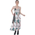 Seamless-cute-cat-pattern-vector Tie Back Maxi Dress View1