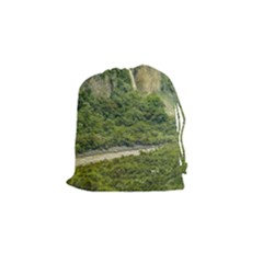 Amazonia Landscape, Banos, Ecuador Drawstring Pouch (small) by dflcprintsclothing