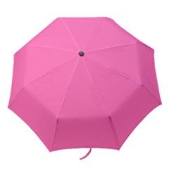 Hot Hollywood Pink Color Folding Umbrellas by SpinnyChairDesigns