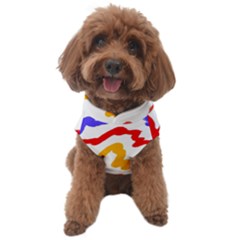 Multicolored Scribble Abstract Pattern Dog Sweater by dflcprintsclothing