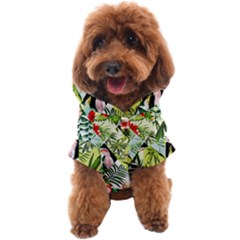 Flamingo Ropical Dog Coat by designsbymallika
