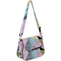 Mosaic Print Saddle Handbag View1
