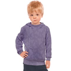 Grape Compote Butterfly Print Kids  Hooded Pullover by SpinnyChairDesigns