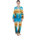 Mosaic  Satin Long Sleeve Pyjamas Set View1
