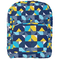 Geometric Hypnotic Shapes Full Print Backpack by tmsartbazaar