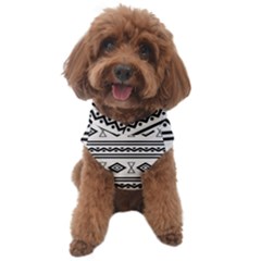 Black And White Aztec Dog Sweater by tmsartbazaar
