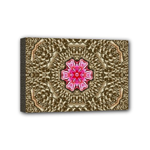 Earth Can Be A Beautiful Flower In The Universe Mini Canvas 6  X 4  (stretched) by pepitasart