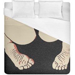 Sporty Booty Perfection, Fit Girl Fitness Illustration, Sports Theme Duvet Cover (king Size) by Casemiro