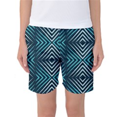 Blue Motif Design Women s Basketball Shorts by tmsartbazaar