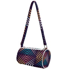 Vintage Motif Design Mini Cylinder Bag by tmsartbazaar