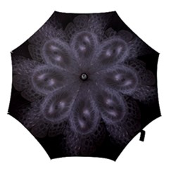 Fractal Flowers Hook Handle Umbrellas (small) by Sparkle