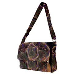 Fractal Geometry Full Print Messenger Bag (m) by Sparkle