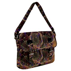 Fractal Geometry Buckle Messenger Bag by Sparkle