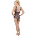 Fractal Geometry Cross Front Low Back Swimsuit View2