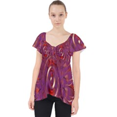 Chakra Flower Lace Front Dolly Top by Sparkle
