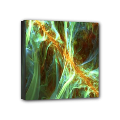 Abstract Illusion Mini Canvas 4  X 4  (stretched) by Sparkle