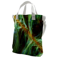 Abstract Illusion Canvas Messenger Bag by Sparkle