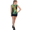 Abstract Illusion Bubble Hem Chiffon Tank Top View2