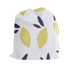 Laser Lemons Drawstring Pouch (2xl) by andStretch