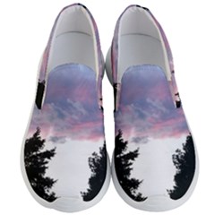 Colorful Overcast, Pink,violet,gray,black Men s Lightweight Slip Ons by MartinsMysteriousPhotographerShop