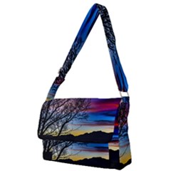 Sunset Landscape Scene, San Juan Province, Argentina003 Full Print Messenger Bag (l) by dflcprintsclothing