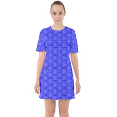Blue-monday Sixties Short Sleeve Mini Dress by roseblue