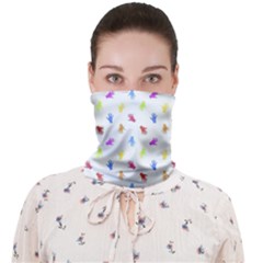 Multicolored Hands Silhouette Motif Design Face Covering Bandana (adult) by dflcprintsclothing