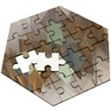Digital Geometry Wooden Puzzle Hexagon View3