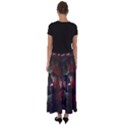 Twist Flower Flared Maxi Skirt View2