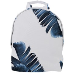 Blue Banana Leaves Mini Full Print Backpack by goljakoff