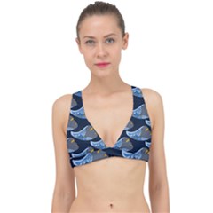 Queen Fish Doodle Art Classic Banded Bikini Top by tmsartbazaar