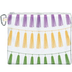 Tassels Tassel Bunting Banner Canvas Cosmetic Bag (xxxl) by HermanTelo